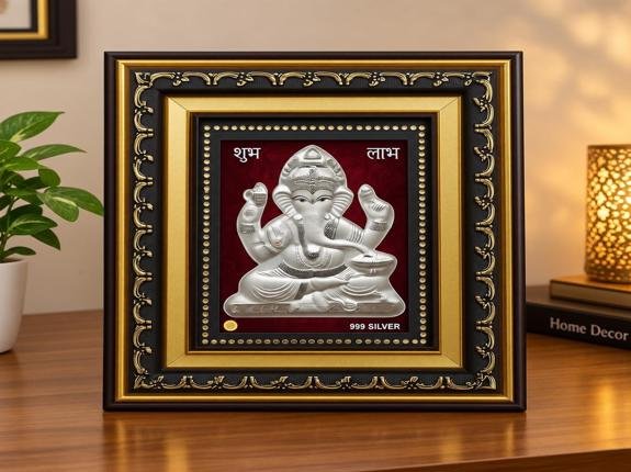 999 silver Ganesh frame, silver Ganesh frame, Ganpati silver frame, Lord Ganesha frame, Ganesh wall decor, Ganpati home decoration, Ganesh decoration for home, Ganesh Chaturthi decoration, Ganpati decoration ideas, Ganesh pooja room decor, Ganpati wall decoration, Ganesh wall art, silver Ganesh wall art, Ganpati home decor, Ganesh photo frame, Ganpati frame for home, Ganesh festive decor, traditional Ganesh decor, Indian home decor, pooja room decoration, Ganesh gift, Ganpati gift, religious home decor, Ganesh Chaturthi decor, Ganpati Bappa decoration, elegant Ganesh decor, spiritual home decor, Ganesh frame gift, ARTSMINE Ganesh frame.